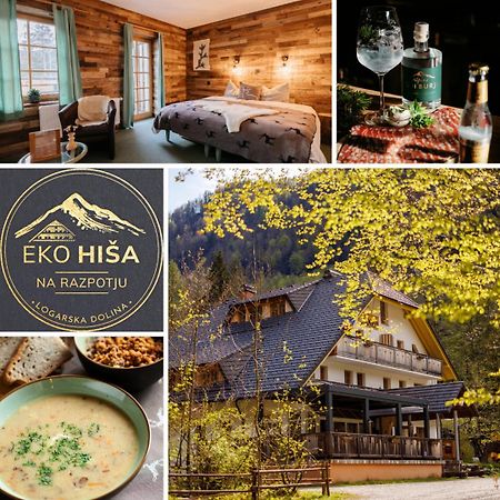 Eko Hisa-Eco House Na Razpotju Hotel Solcava Ngoại thất bức ảnh